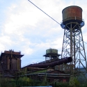 Rückansicht der Jahrhunderthalle